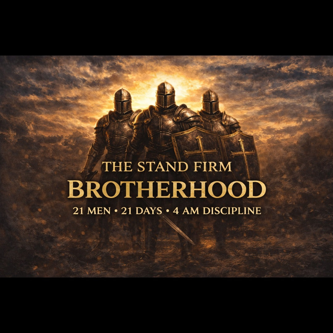 Stop Starting and Quitting — Stand Firm Brotherhood
